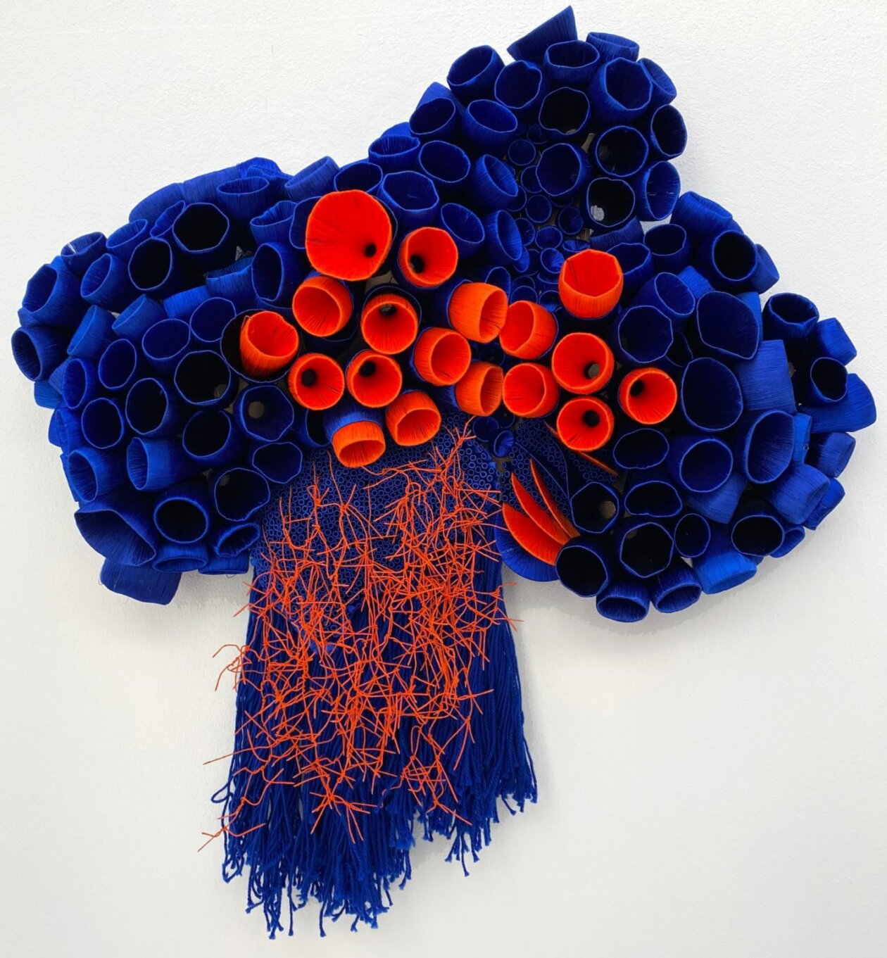 Coral Reefs, Cells, And Human Organs Made Out Of Plastic Bottle Caps And Embroideries By Ghizlane Sahli (10)