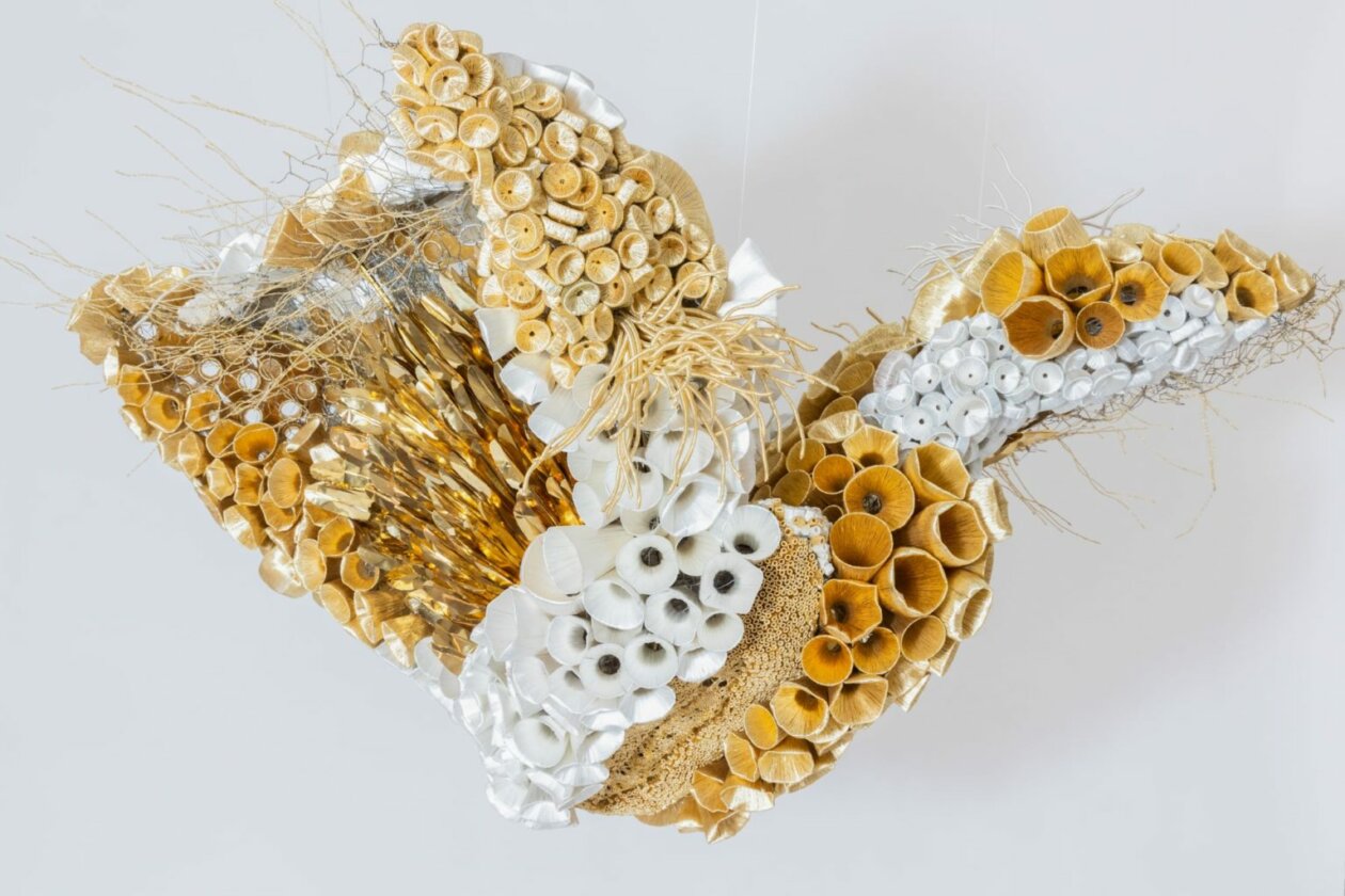 Coral Reefs, Cells, And Human Organs Made Out Of Plastic Bottle Caps And Embroideries By Ghizlane Sahli (11)
