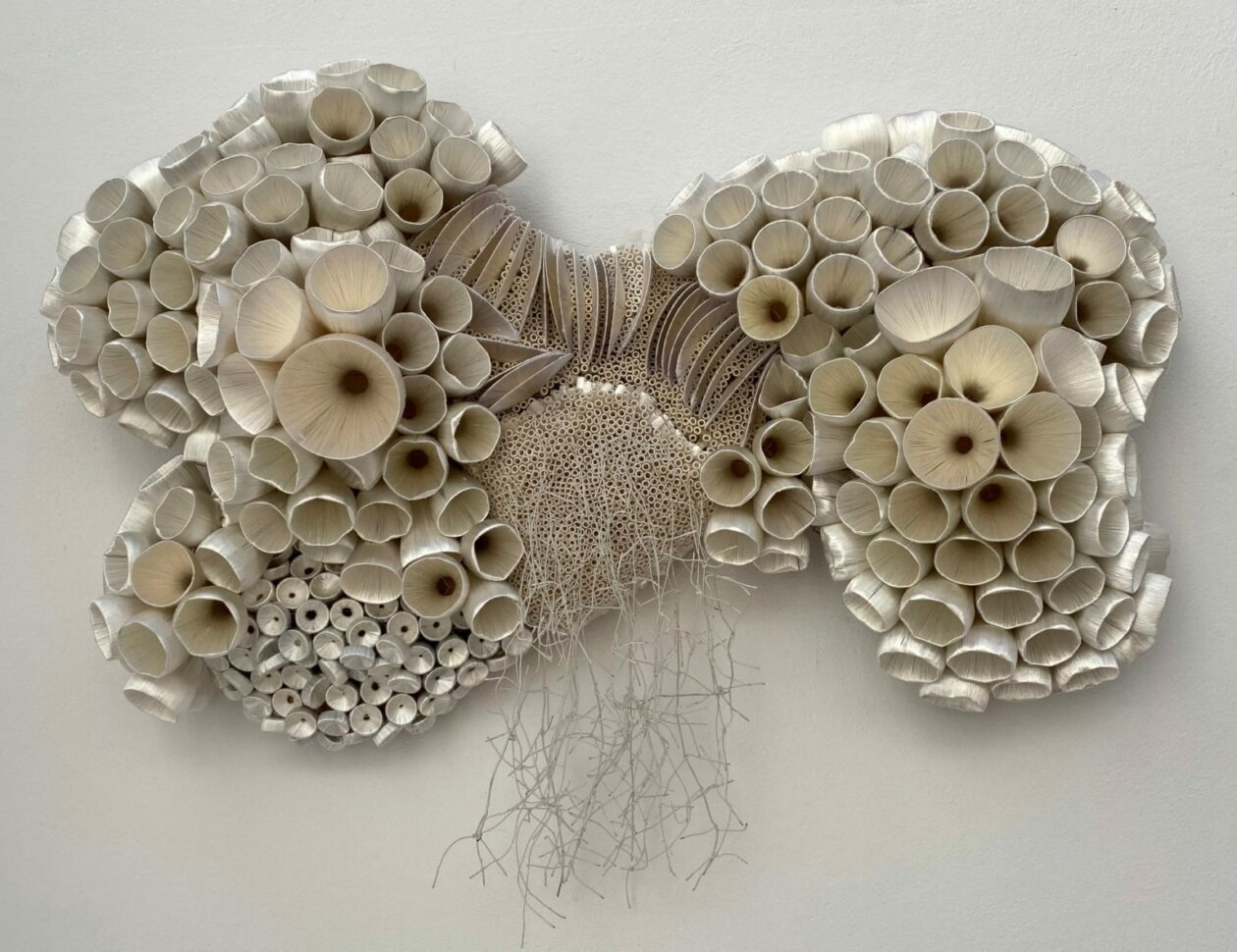 Coral Reefs, Cells, And Human Organs Made Out Of Plastic Bottle Caps And Embroideries By Ghizlane Sahli (7)