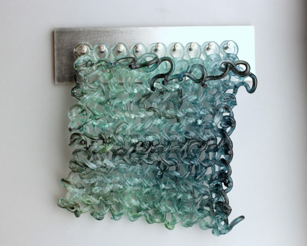 Knitted Glass, Fiber Inspired Sculptures By Carol Milne (18)