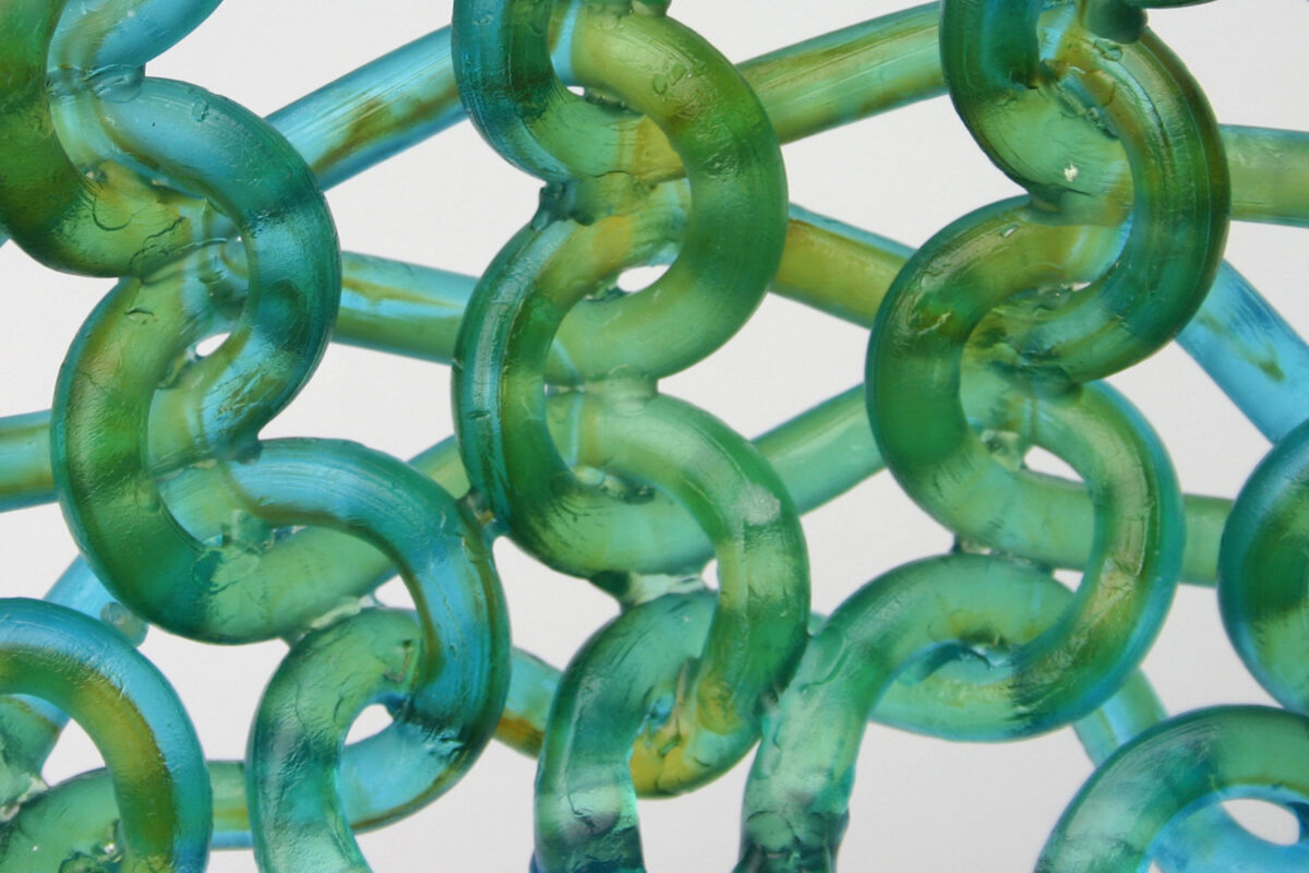 Knitted Glass, Fiber Inspired Sculptures By Carol Milne (23)