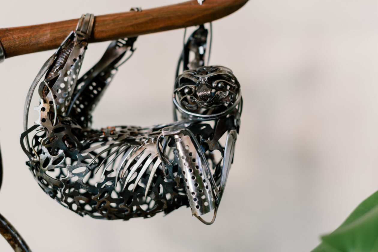 Smart Scrap Metal Sculptures Of Wild Animals By Leah Jeffery (11)