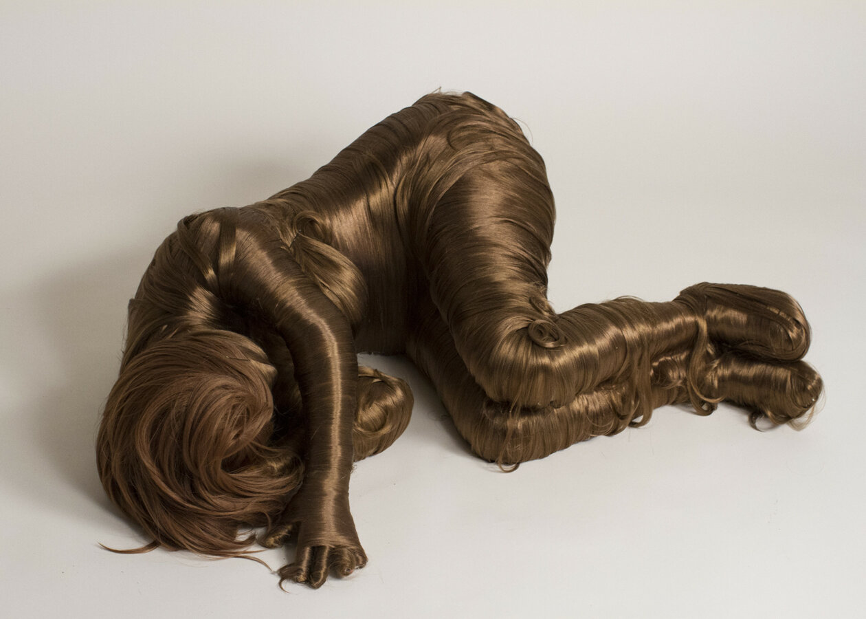 Hair People, Surreal And Poetic Figurative Sculptures By Lauren Carly Shaw (5)