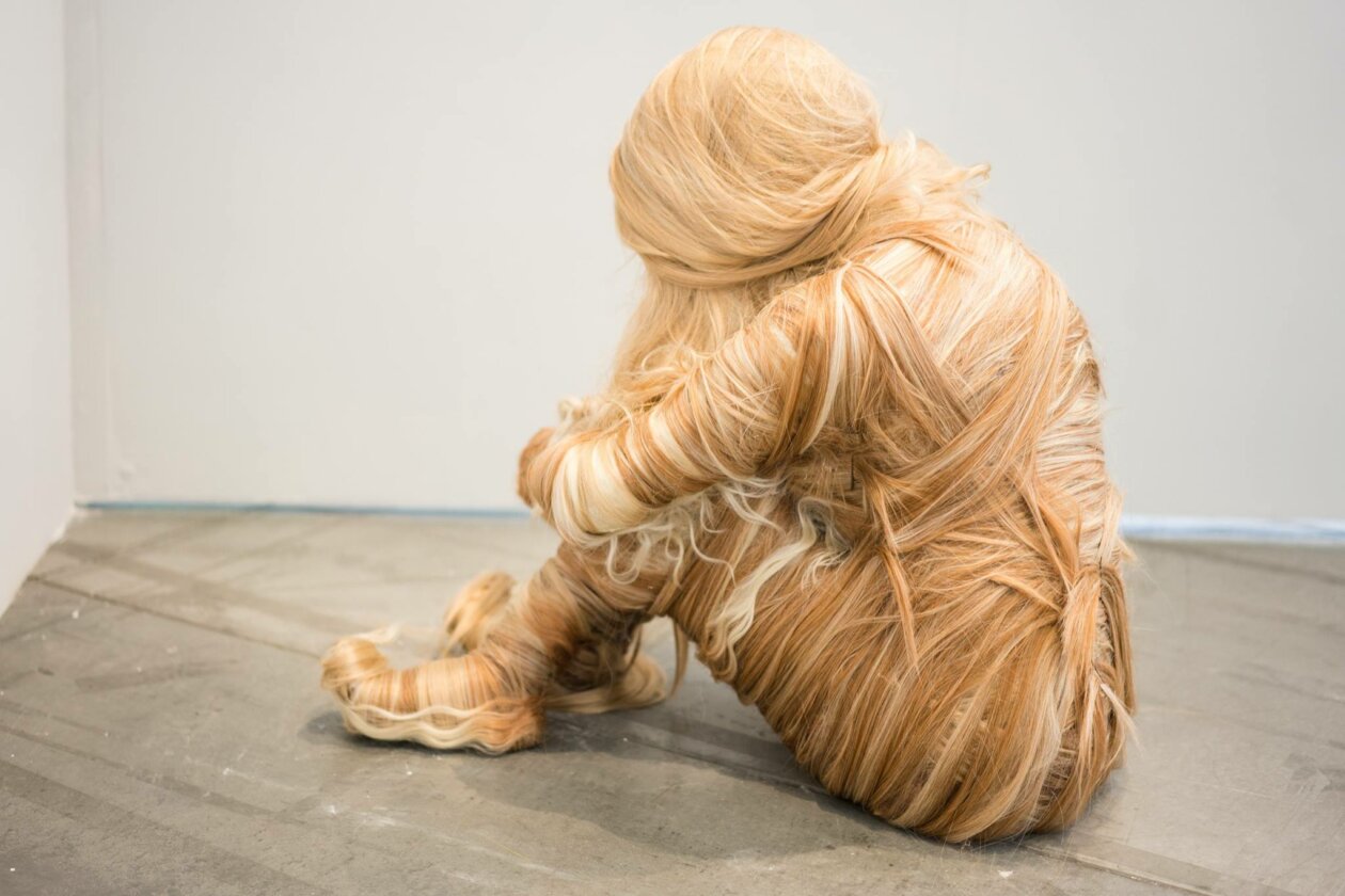 Hair People, Surreal And Poetic Figurative Sculptures By Lauren Carly Shaw (7)
