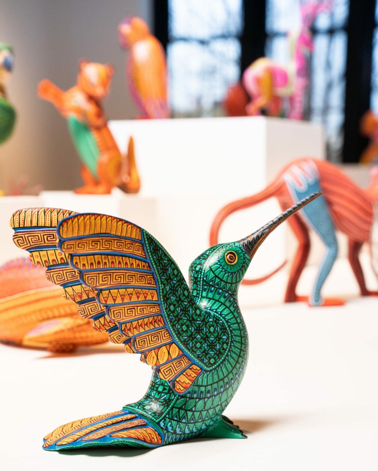 Multicolored Hand Carved Sculptures Inspired By Mexican Folk Art By Jacobo And Maria Angeles (16)