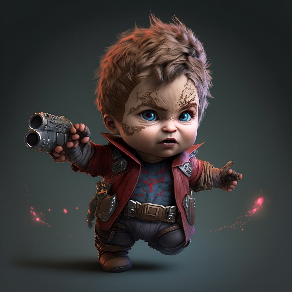 Marvel Babies Cute And Amusing Character Illustrations By Topher Welsh 16