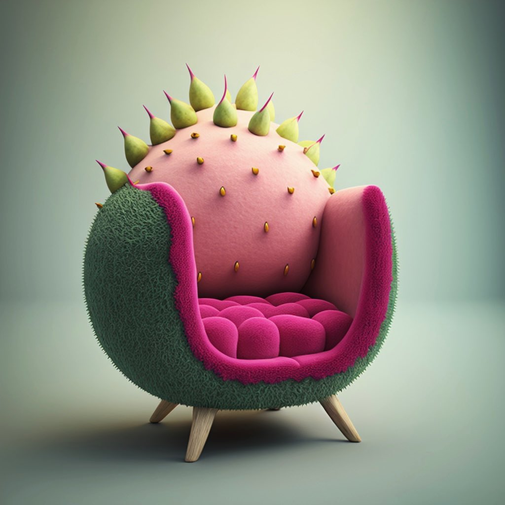 Playful Conceptual Chairs Inspired By Fruits And Vegetables, Designed By Bonny Carrera (12)