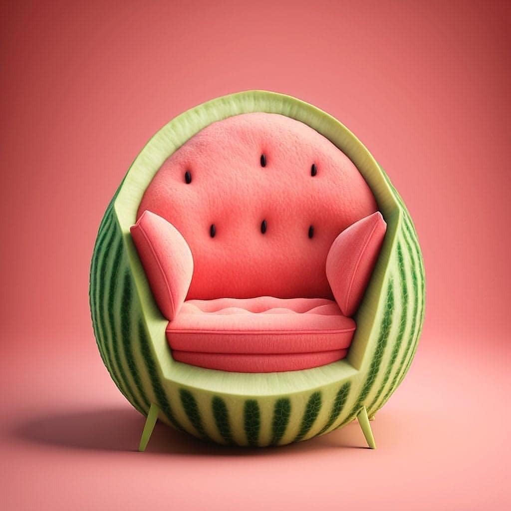 Playful Conceptual Chairs Inspired By Fruits And Vegetables, Designed By Bonny Carrera (3)