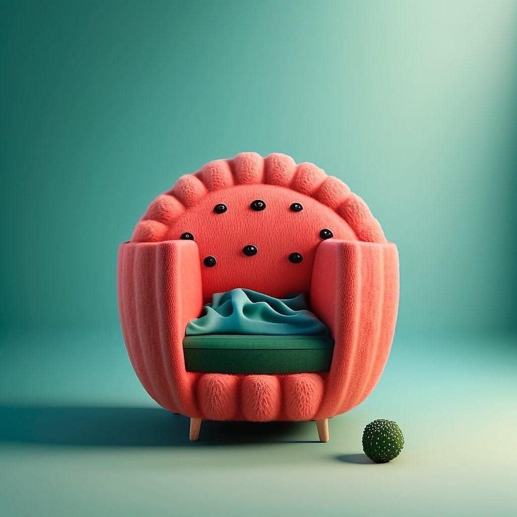 Playful Conceptual Chairs Inspired By Fruits And Vegetables, Designed By Bonny Carrera (5)