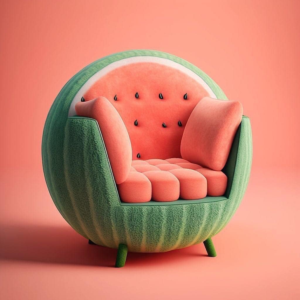 Playful Conceptual Chairs Inspired By Fruits And Vegetables, Designed By Bonny Carrera (9)
