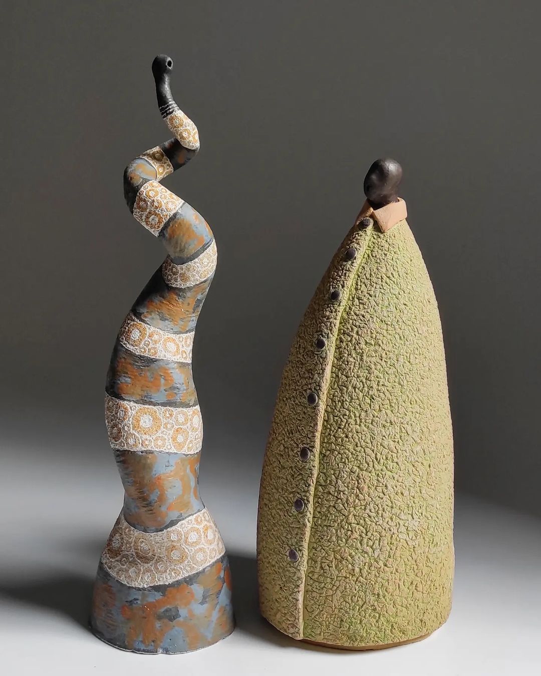 Abstract Figurative Ceramic Sculptures By Carlos Cabo (21)