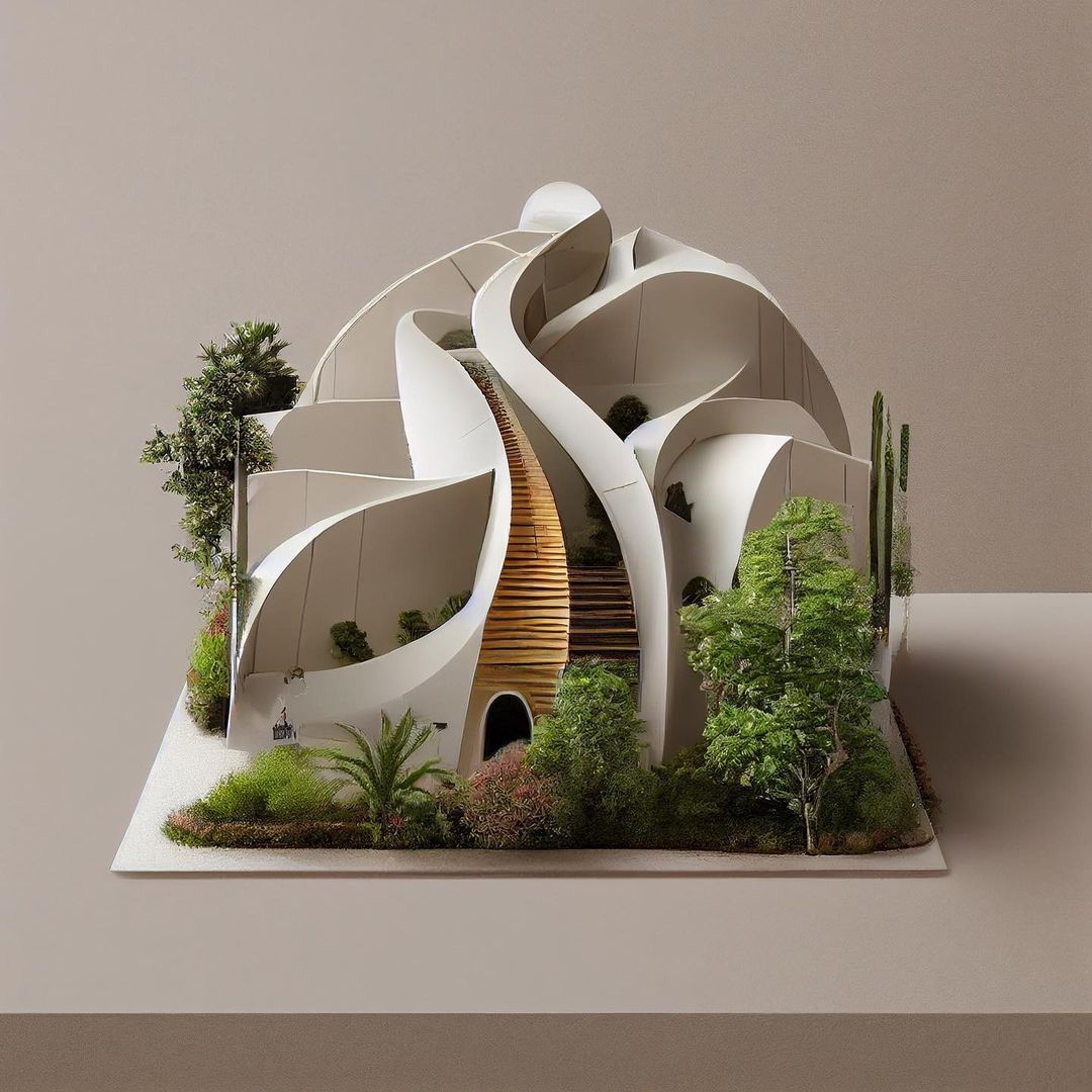 AI-generated architectural concepts by Celeste Architecture