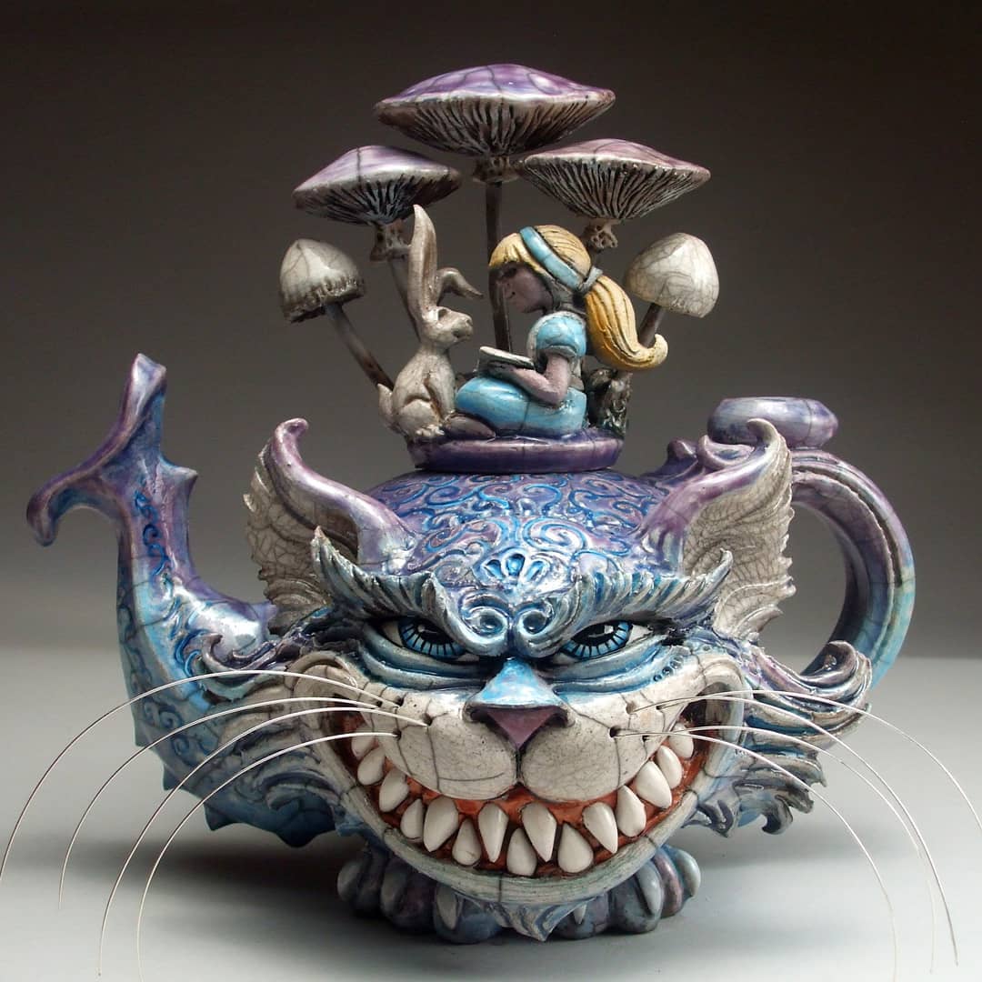 Ceramic fairytales: intricate teapots and sculptures by Mitchell Grafton