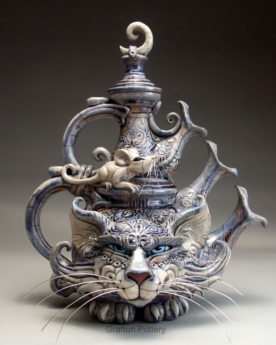 Ceramic Fairytales, Intricate Sculptures, Teapots, And Mugs By Mitchell Grafton (17)