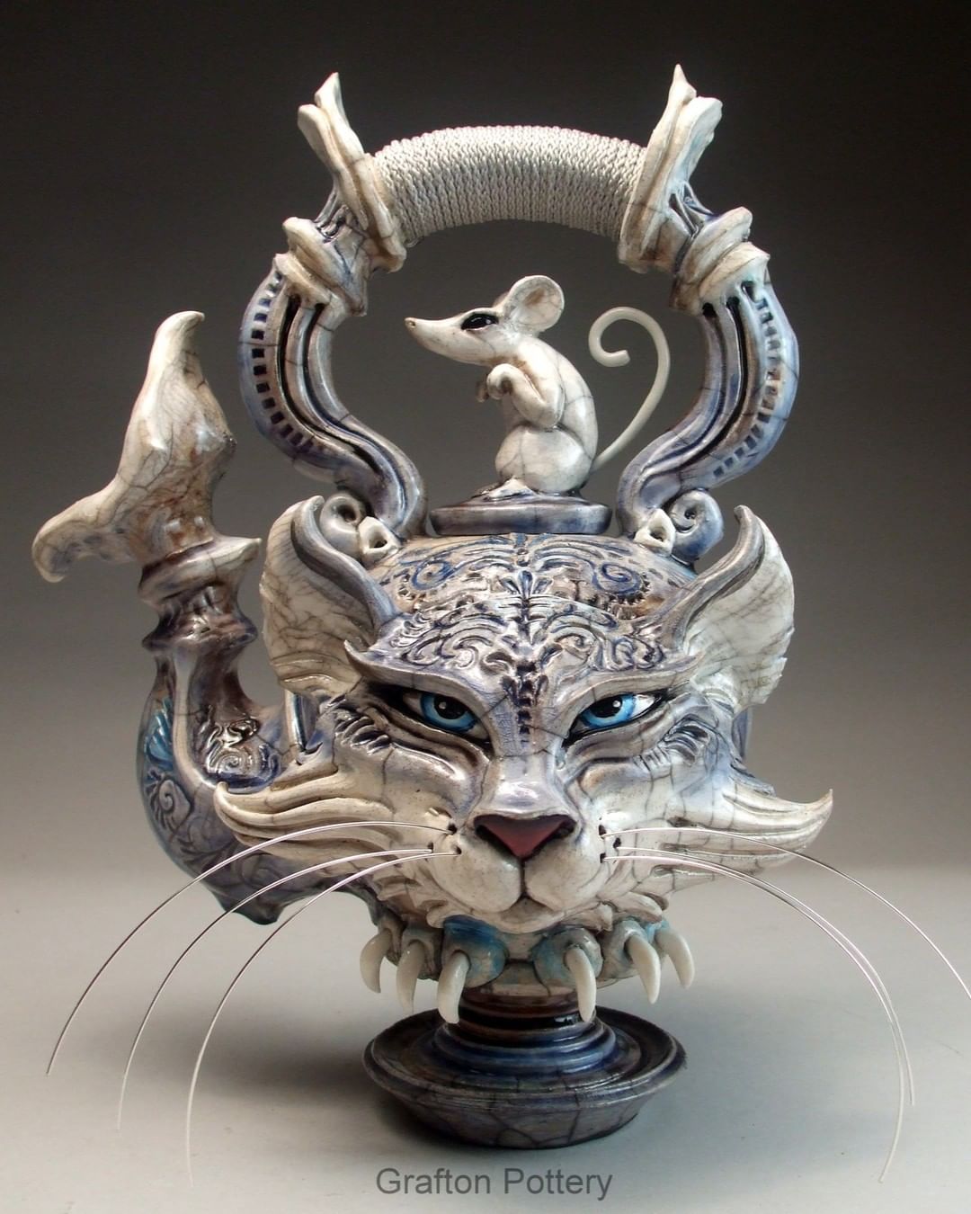 Ceramic Fairytales, Intricate Sculptures, Teapots, And Mugs By Mitchell Grafton (20)