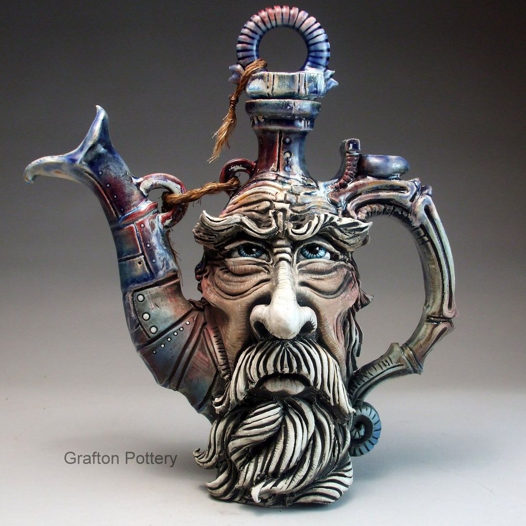 Ceramic Fairytales, Intricate Sculptures, Teapots, And Mugs By Mitchell Grafton (21)