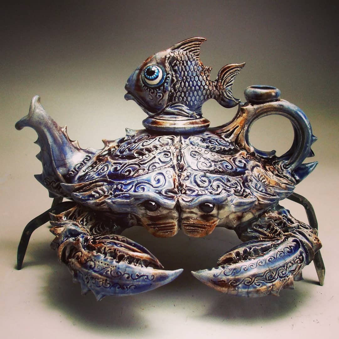 Ceramic Fairytales, Intricate Sculptures, Teapots, And Mugs By Mitchell Grafton (4)