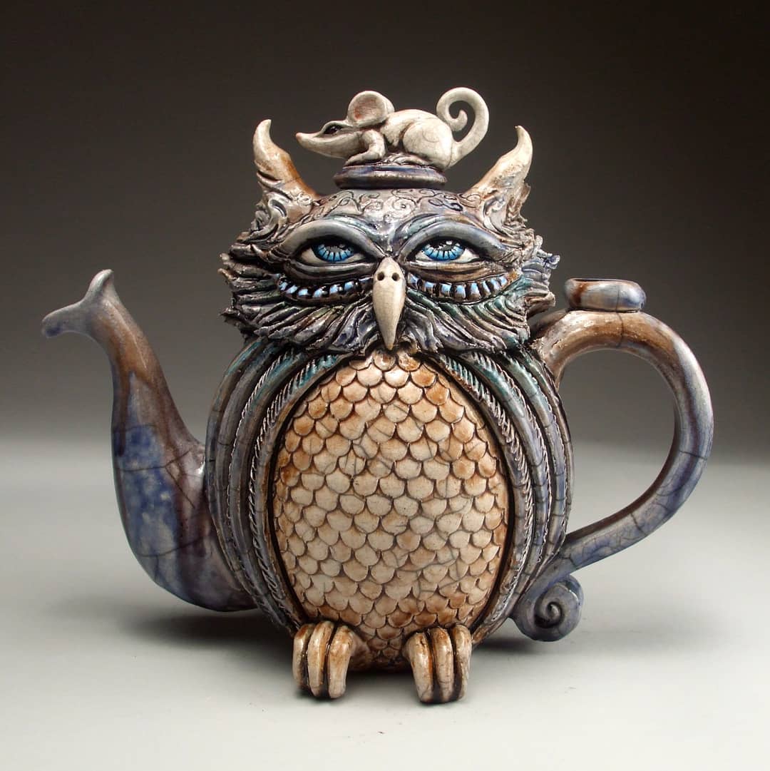 Ceramic Fairytales, Intricate Sculptures, Teapots, And Mugs By Mitchell Grafton (5)