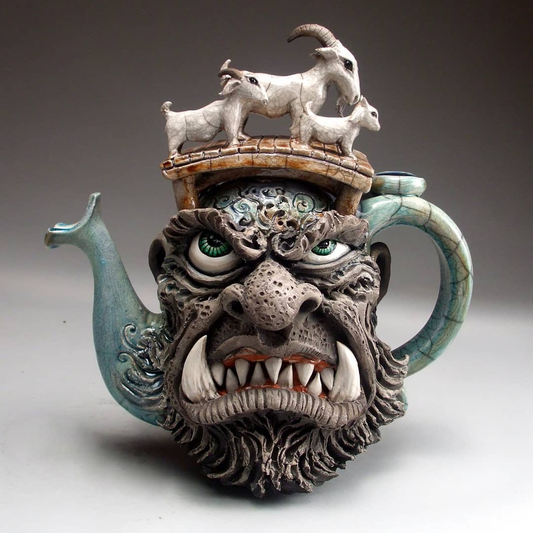 Ceramic Fairytales, Intricate Sculptures, Teapots, And Mugs By Mitchell Grafton (8)
