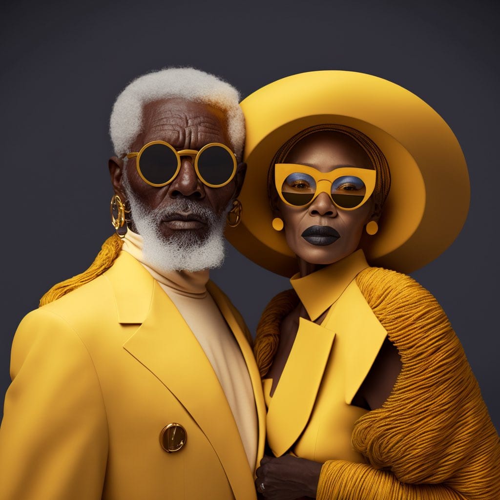 Exquisite fashion editorial portraits with black seniors by Armstrong Too