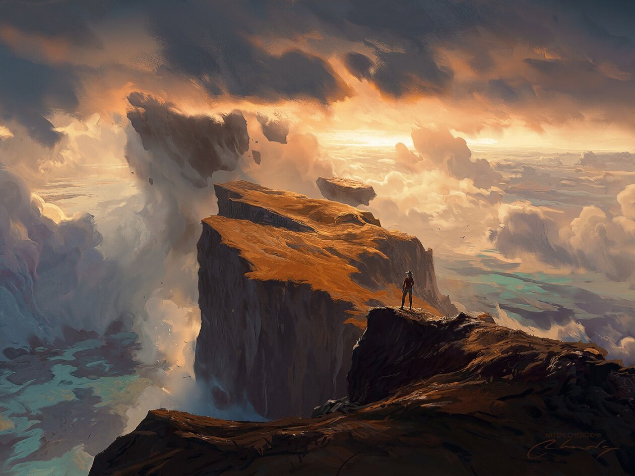Far Lands, An Ethereal Illustration Series By Artem Chebokha (7)
