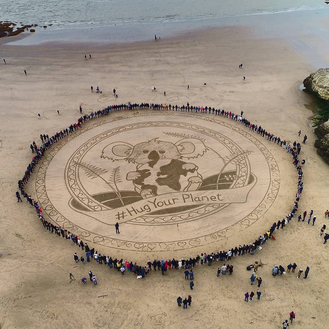 Large Scale Beach Sand Drawings By Jben Beach (11)