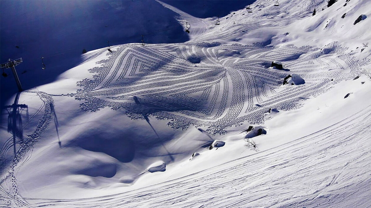Large Scale Snow Drawings By Simon Beck (11)
