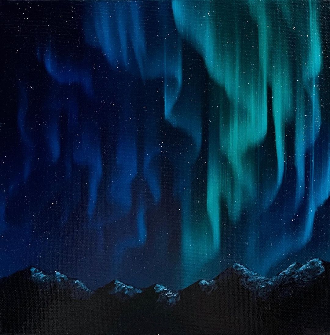 Northern Lights, Aurora Paintings By Rivka Wilkins (11)