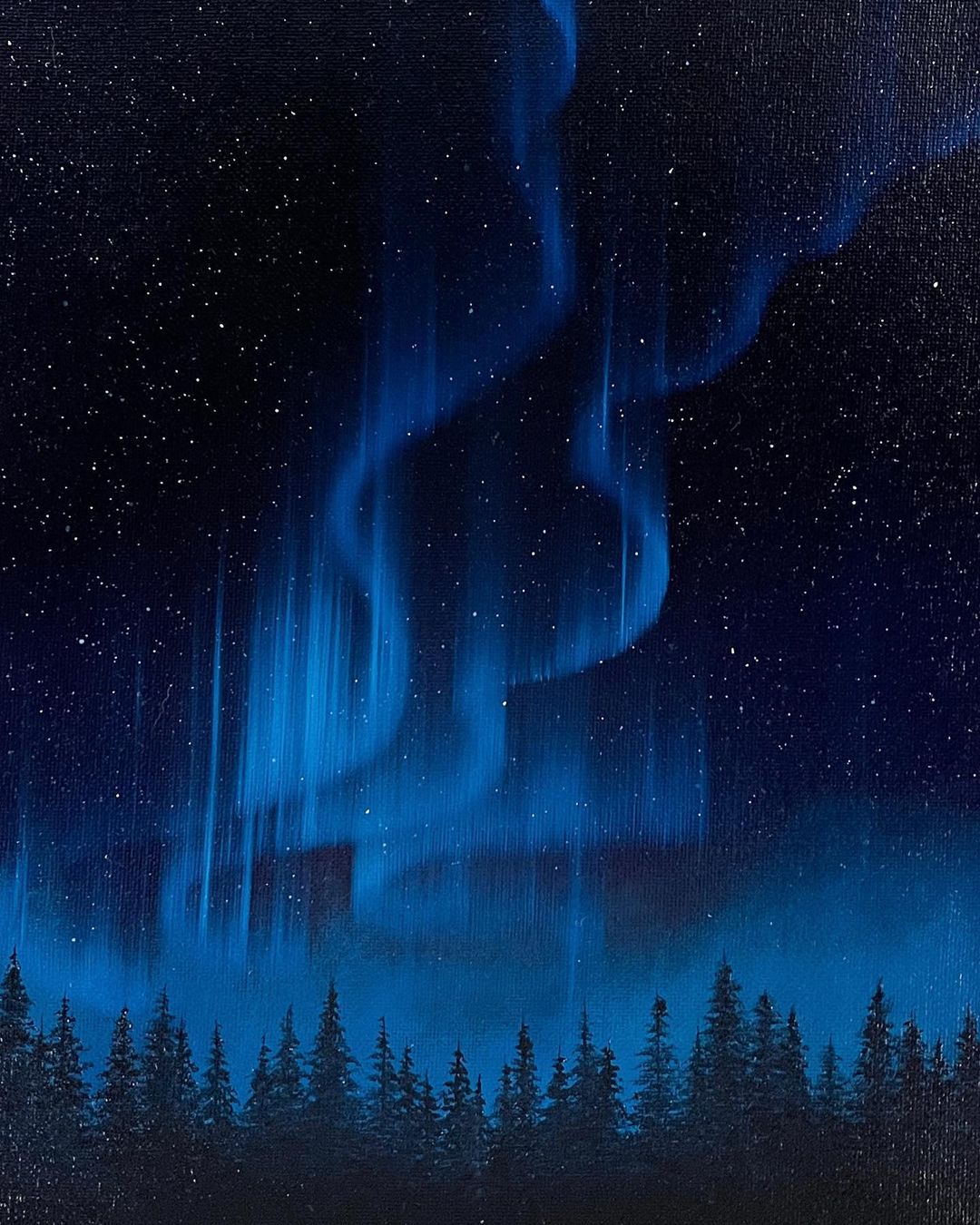 Northern Lights, Aurora Paintings By Rivka Wilkins (13)