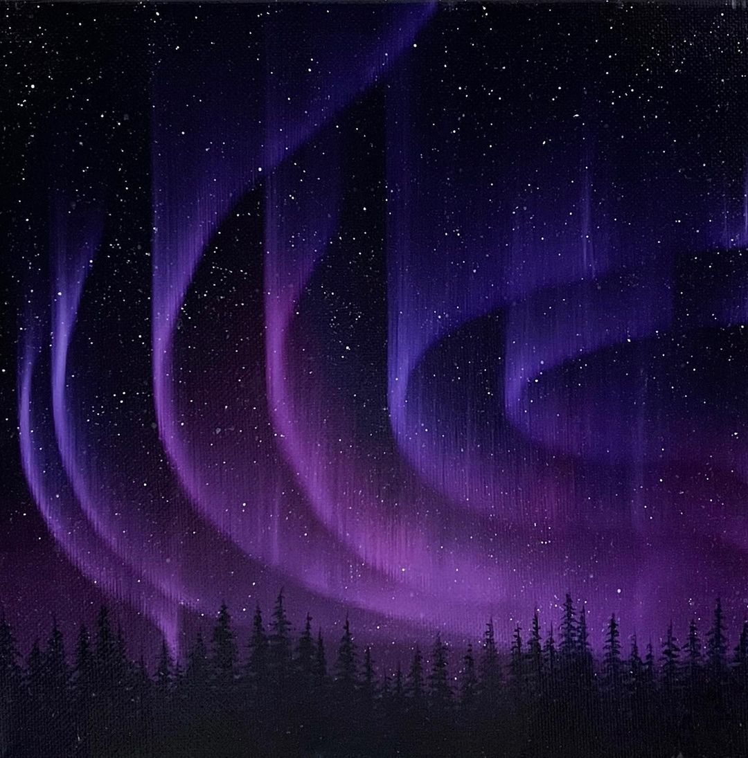 Northern Lights, Aurora Paintings By Rivka Wilkins (9)