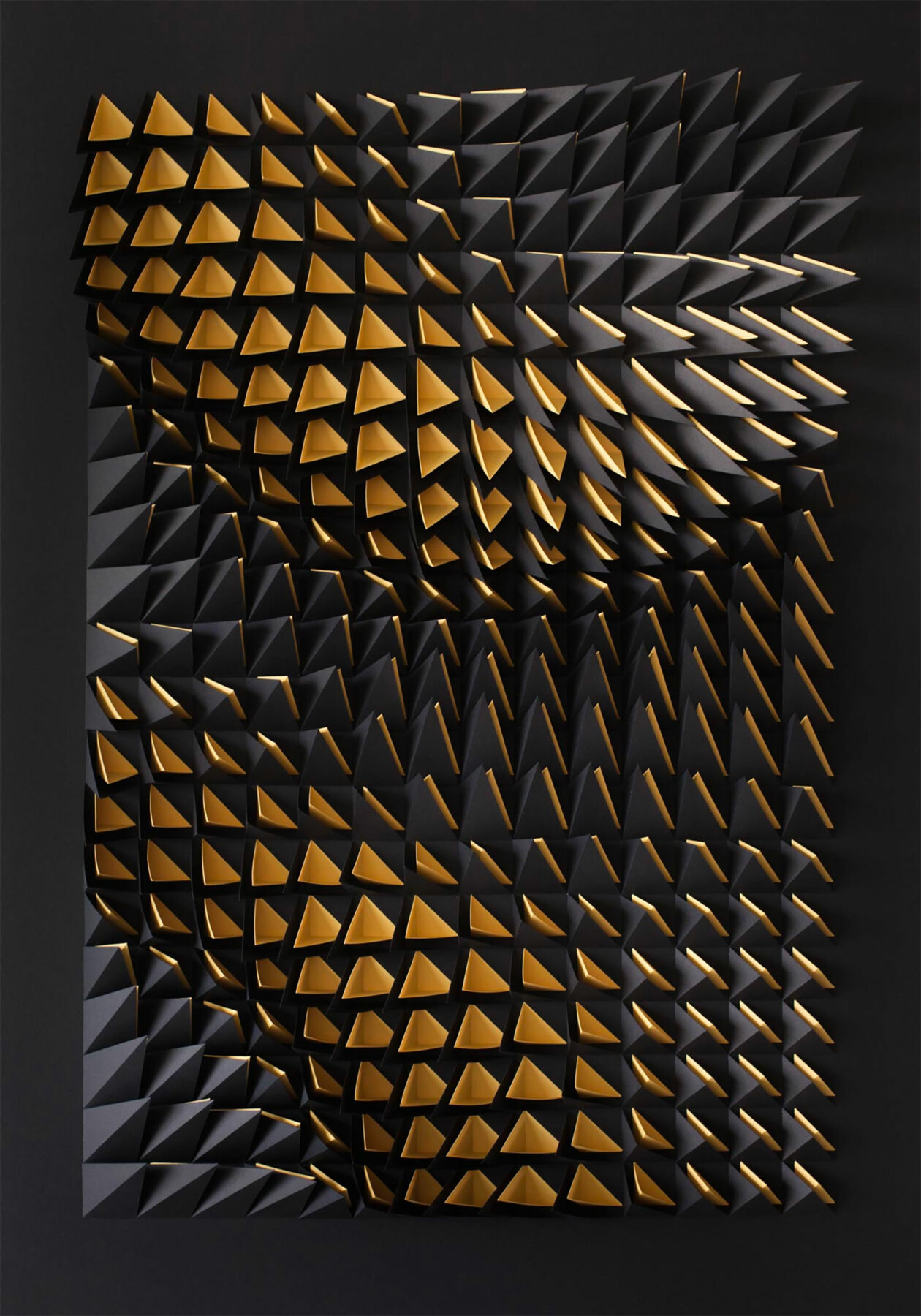 Origami Inspired Geometric Paper Sculptures By Anna Kruhelska (12)