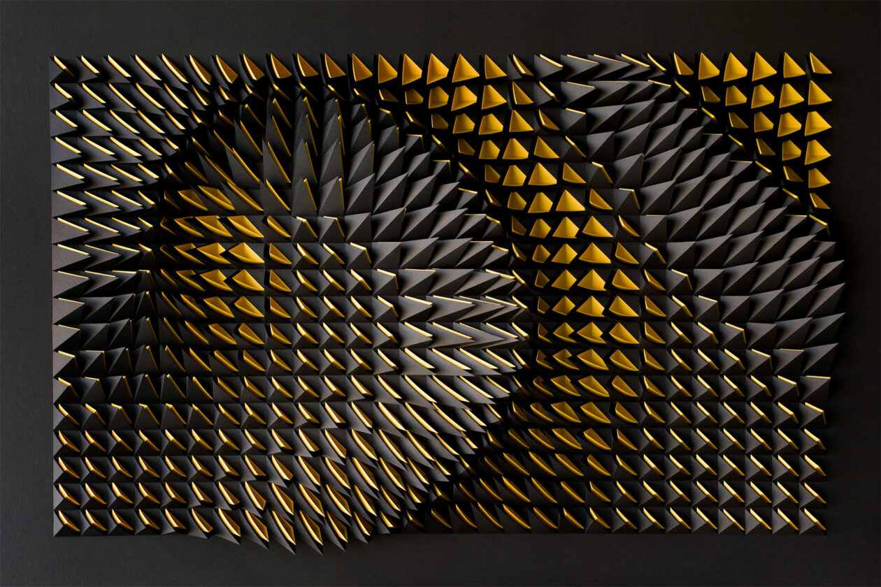 Origami Inspired Geometric Paper Sculptures By Anna Kruhelska (15)