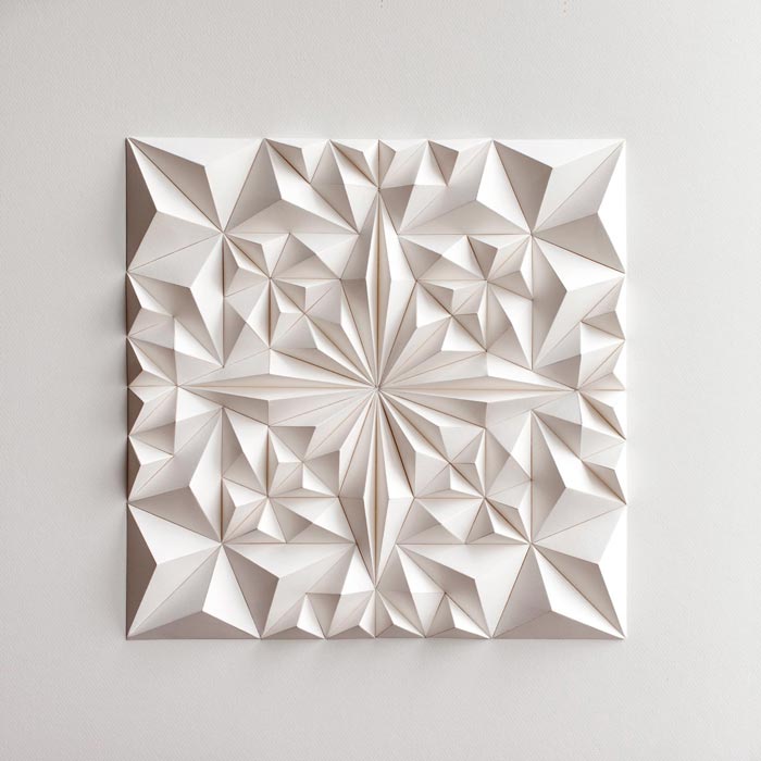 Origami Inspired Geometric Paper Sculptures By Anna Kruhelska (19)