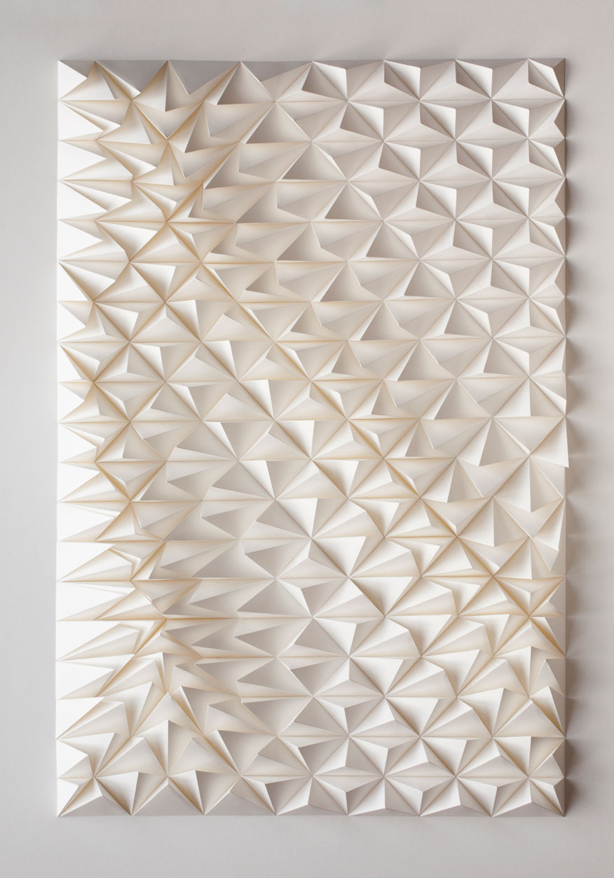 Origami Inspired Geometric Paper Sculptures By Anna Kruhelska (21)