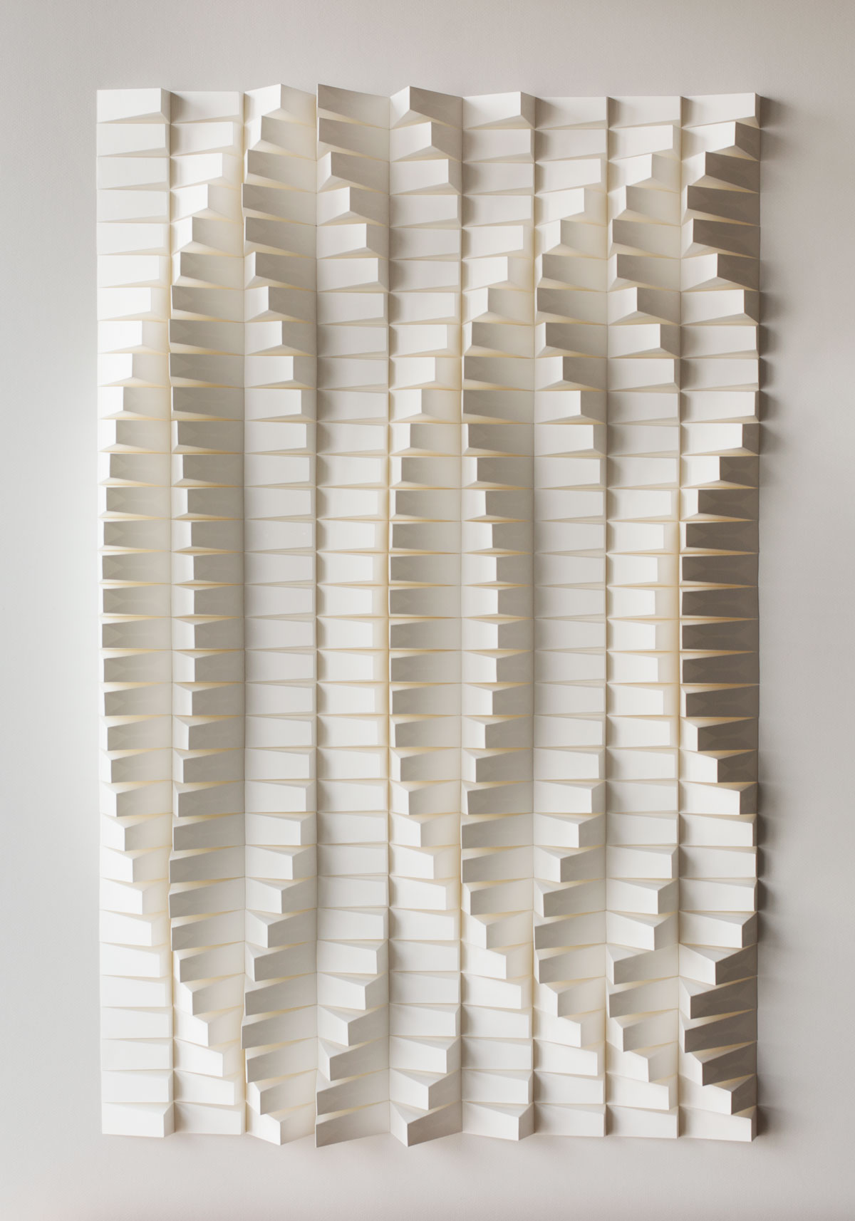 Origami Inspired Geometric Paper Sculptures By Anna Kruhelska (23)