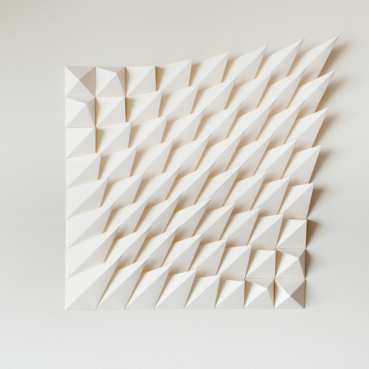 Origami Inspired Geometric Paper Sculptures By Anna Kruhelska (4)