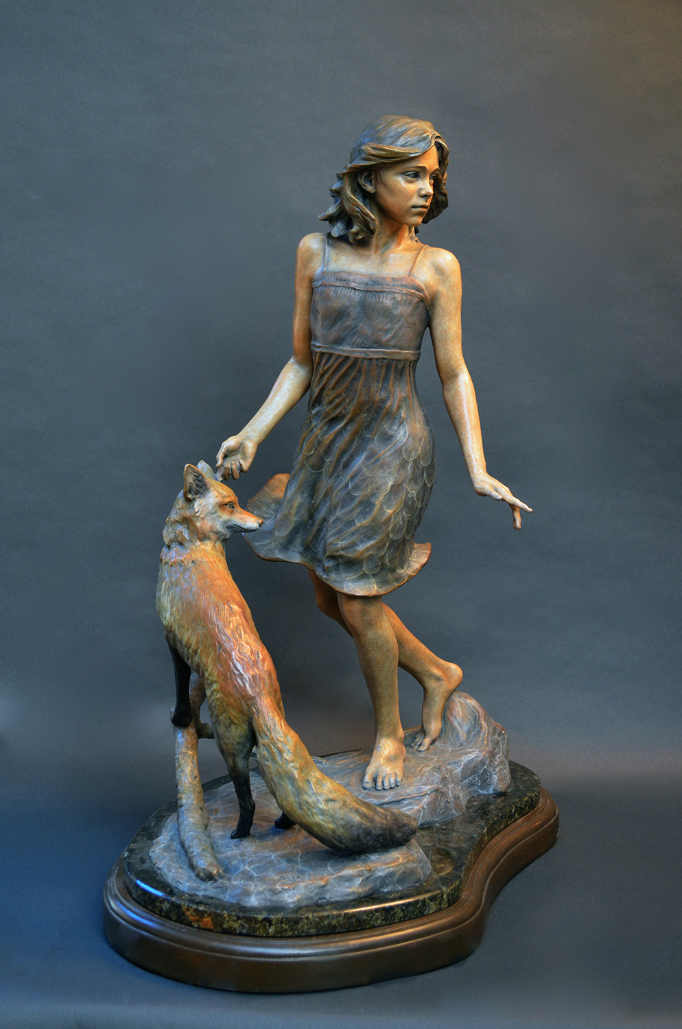 Poetic Figurative Bronze Sculptures By Angela Mia De La Vega (17)