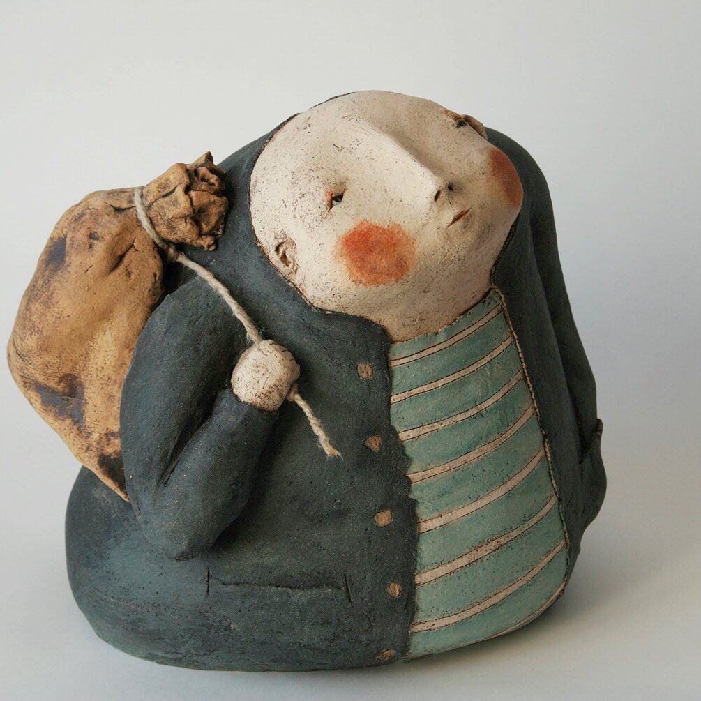 Poetic Figurative Ceramic Sculptures By Anne Sophie Gilloen (17)