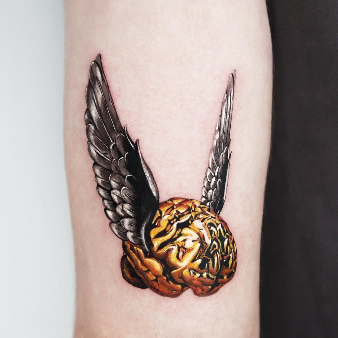 Whimsically Realistic Metallic Tattoos By Jooa (12)