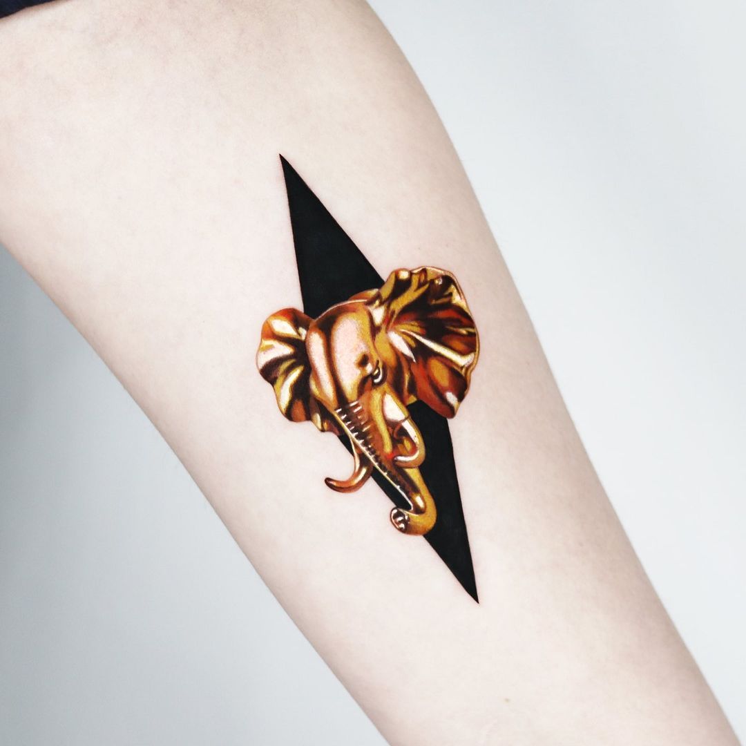 Whimsically Realistic Metallic Tattoos By Jooa (6)