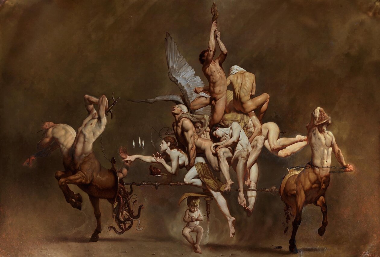 Baroque And Surrealism, Formidable Neoclassical Paintings By Roberto Ferri (28)