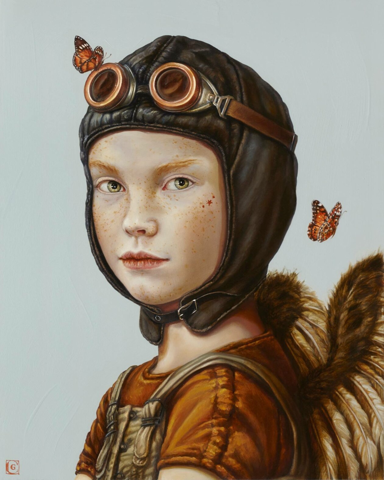 Kids And Animals, Enchanting Portrait Paintings By Claudia Giraudo (10)