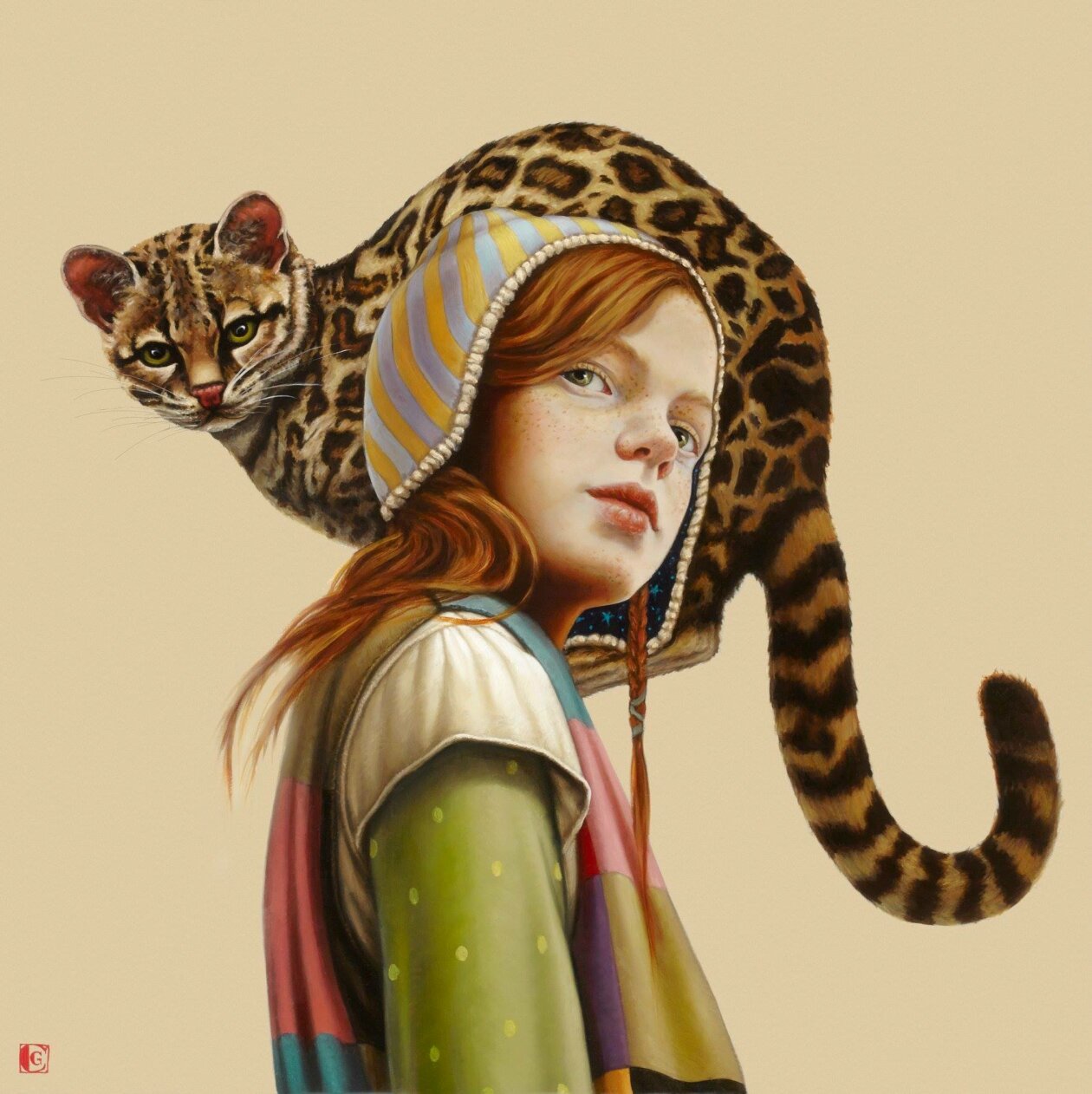 Kids And Animals, Enchanting Portrait Paintings By Claudia Giraudo (18)
