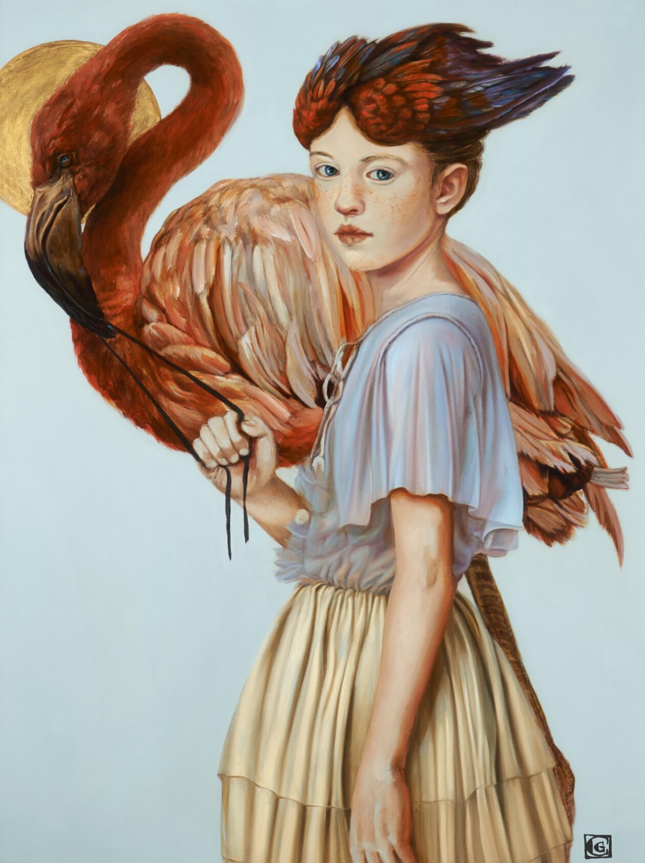 Kids And Animals, Enchanting Portrait Paintings By Claudia Giraudo (19)