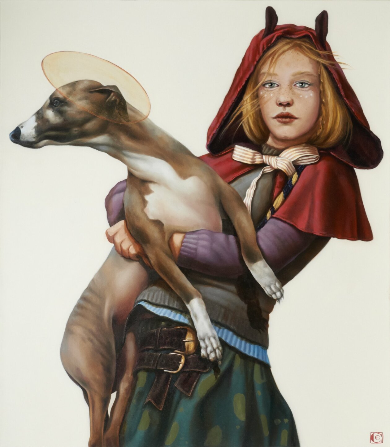 Kids And Animals, Enchanting Portrait Paintings By Claudia Giraudo (4)