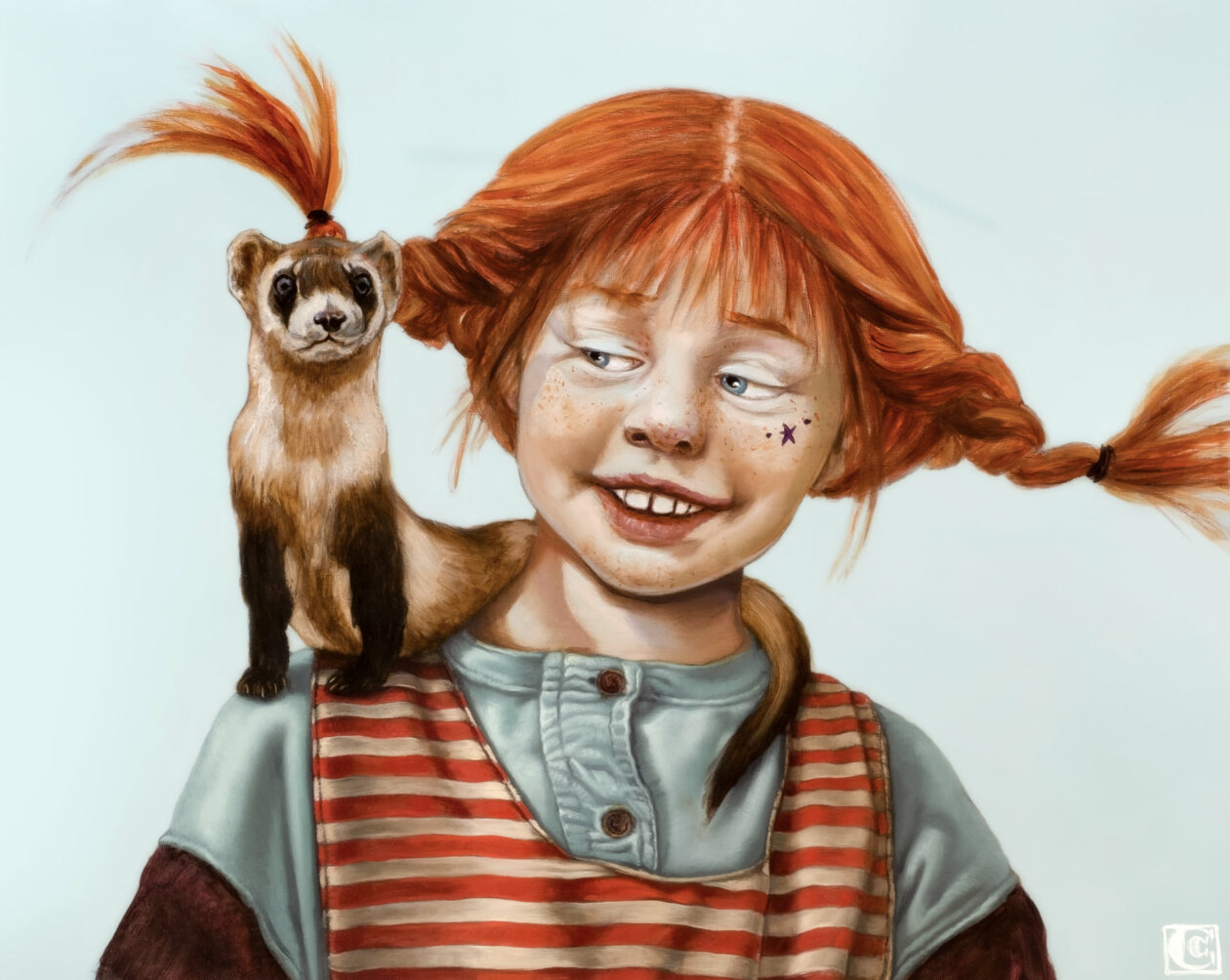 Kids And Animals, Enchanting Portrait Paintings By Claudia Giraudo (5)