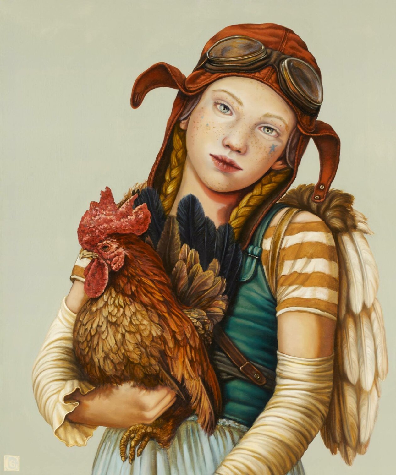 Kids And Animals, Enchanting Portrait Paintings By Claudia Giraudo (6)
