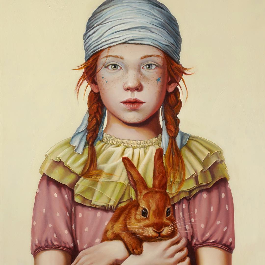 Kids And Animals, Enchanting Portrait Paintings By Claudia Giraudo (7)