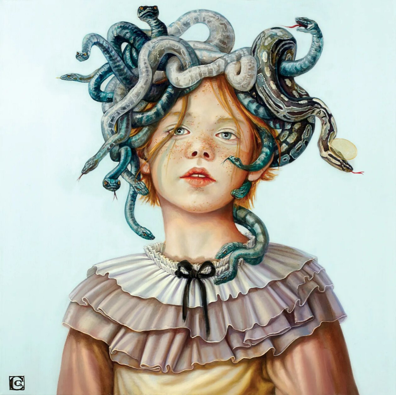 Kids And Animals, Enchanting Portrait Paintings By Claudia Giraudo (8)
