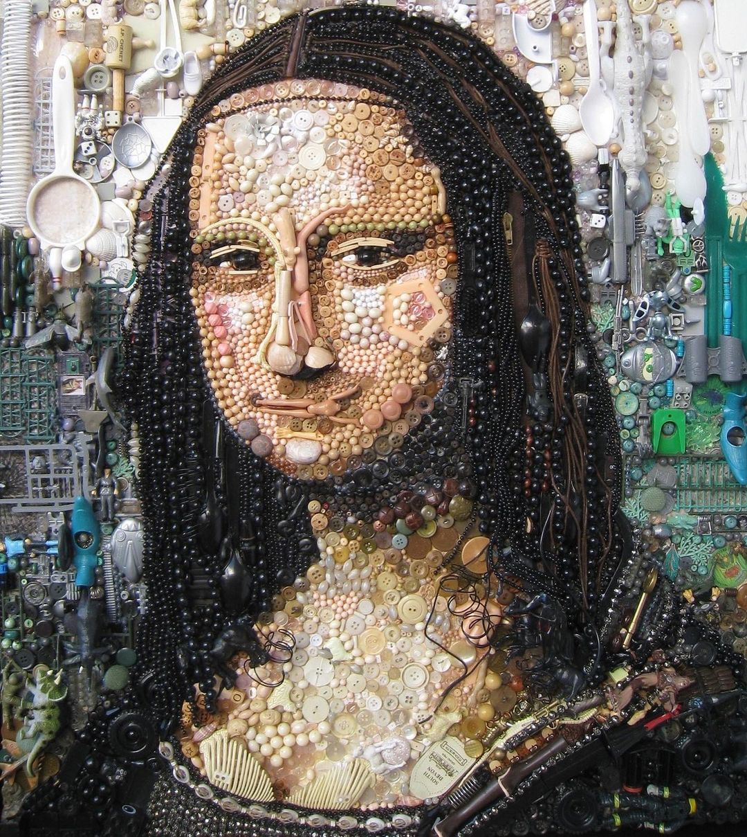 Stunning Assemblages Of Popular Portraits, Pictures, And Photos By Jane Perkins (1)